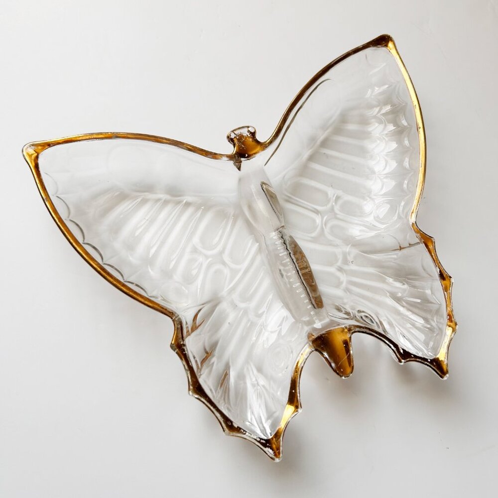 Glass Butterfly Dish - Picture 2 of 6